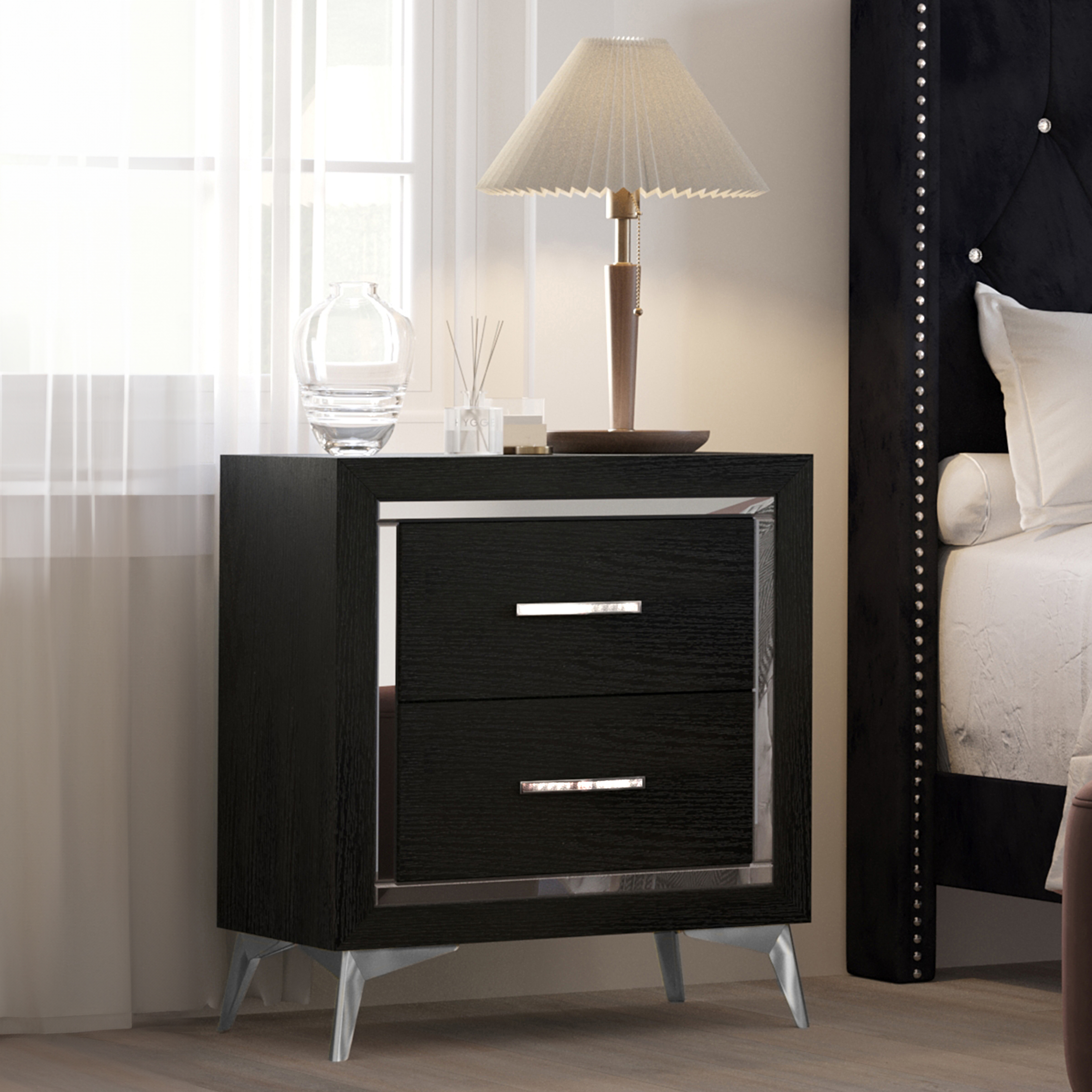 Picture of HUXLEY NIGHTSTAND (BLACK)