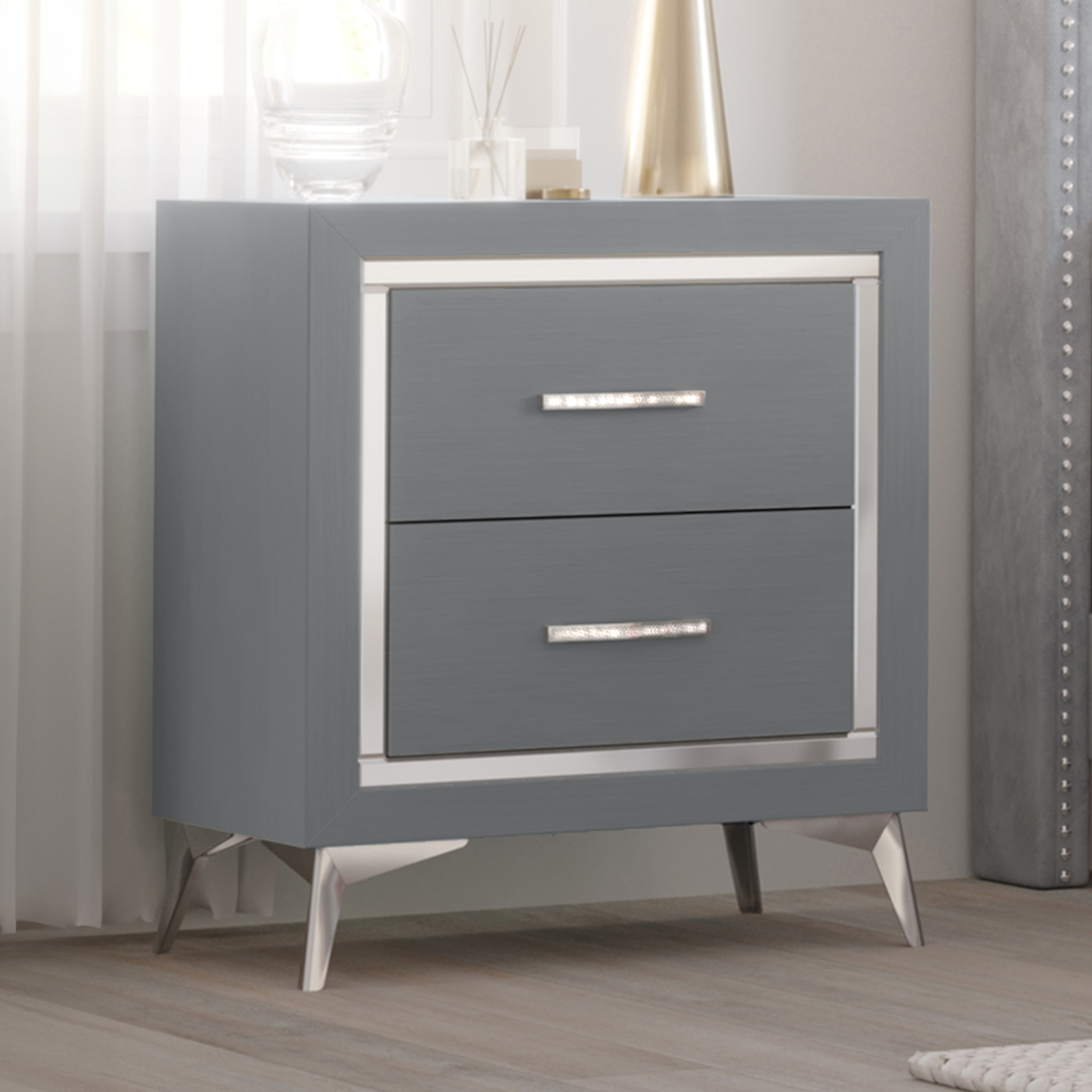 Picture of HUXLEY NIGHTSTAND (GRAY)