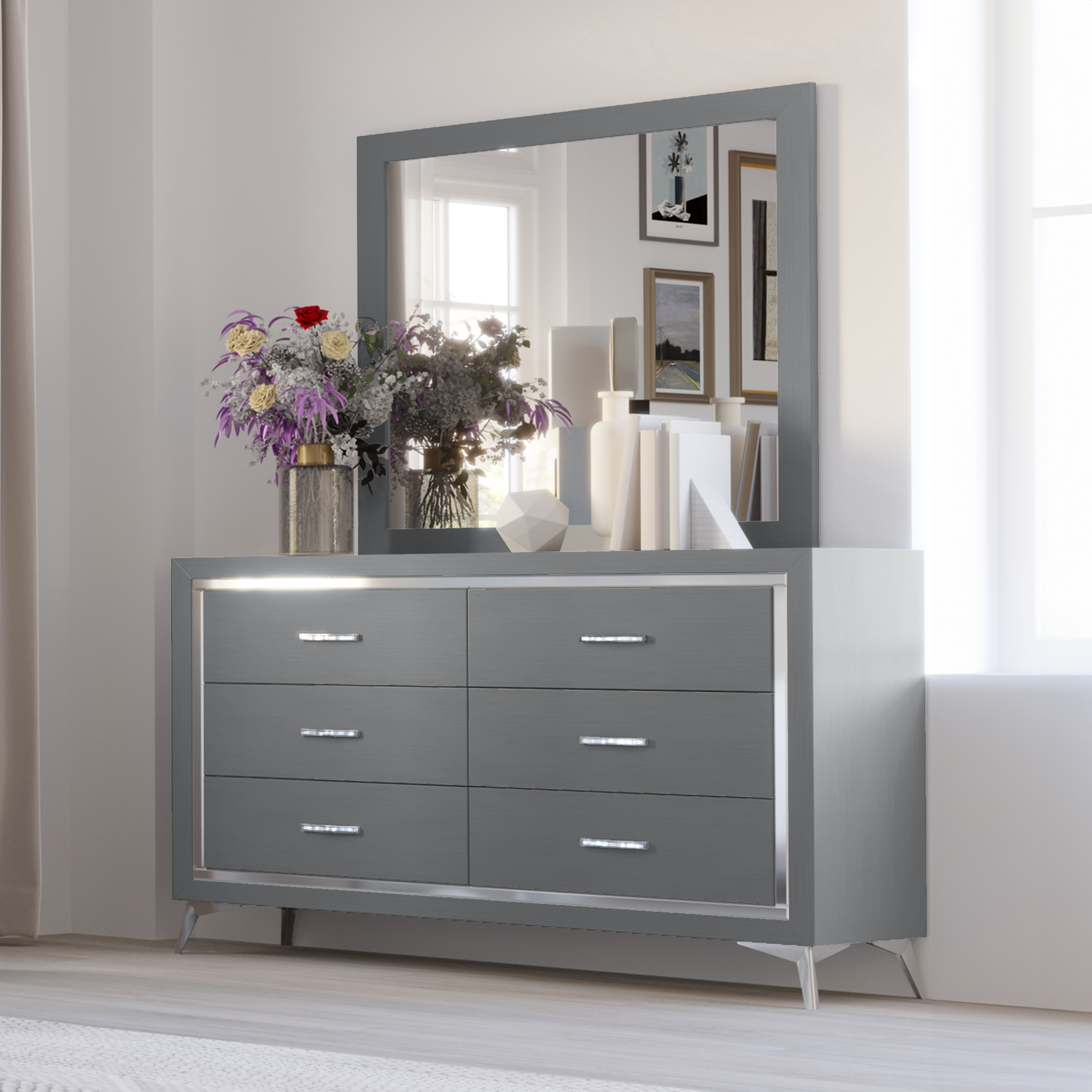 Picture of HUXLEY MIRROR (GRAY)